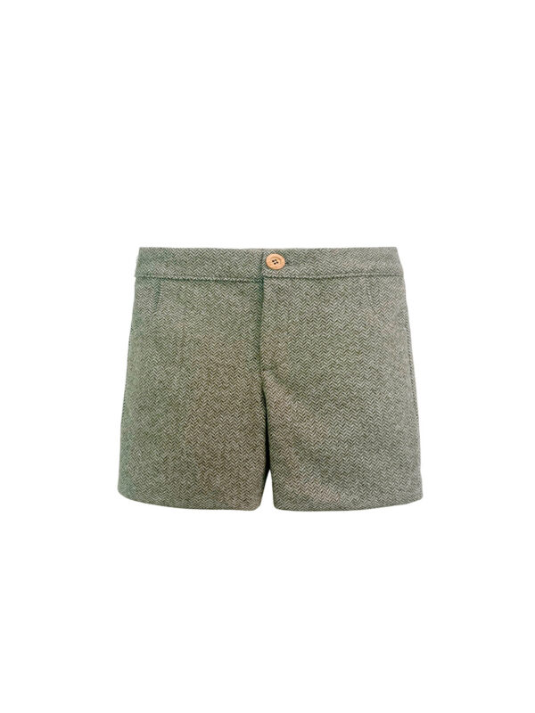 pantalon niño espiga verde