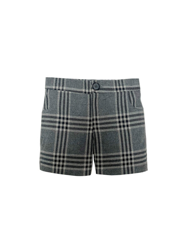 Pantalón corto niño gris