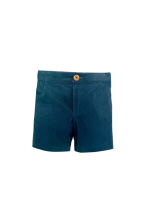 Pantalón corto azul petroleo