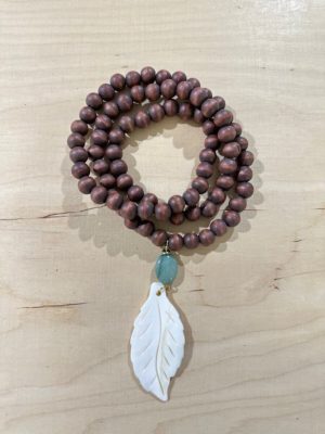 collar hoja nacar